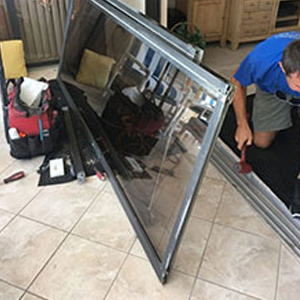 sliding glass door frame repair Taft